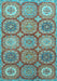 Machine Washable Abstract Light Blue Modern Rug, wshabs2516lblu