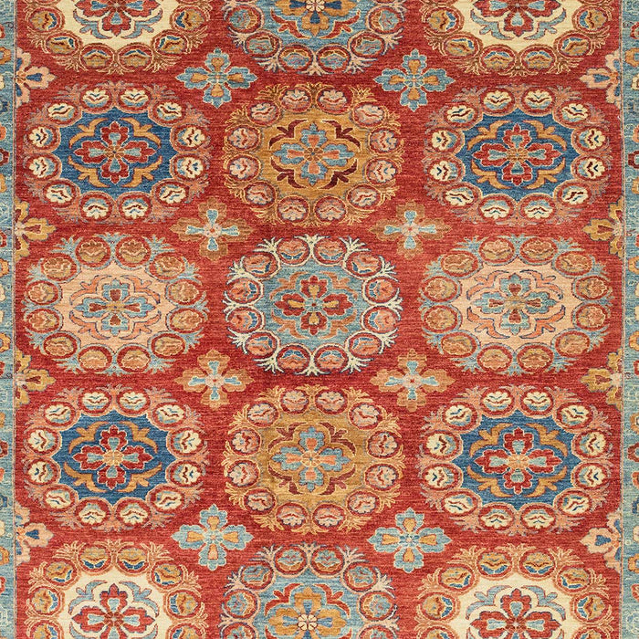 Machine Washable Abstract Camel Brown Rug, wshabs2516