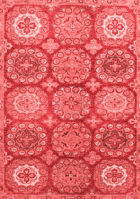 Abstract Red Modern Rug, abs2516red