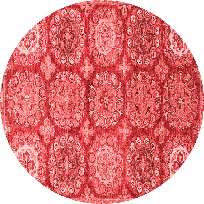 Machine Washable Abstract Red Modern Rug, wshabs2516red