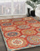 Abstract Camel Brown Modern Rug in Family Room, abs2516