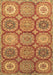 Abstract Brown Modern Rug, abs2516brn