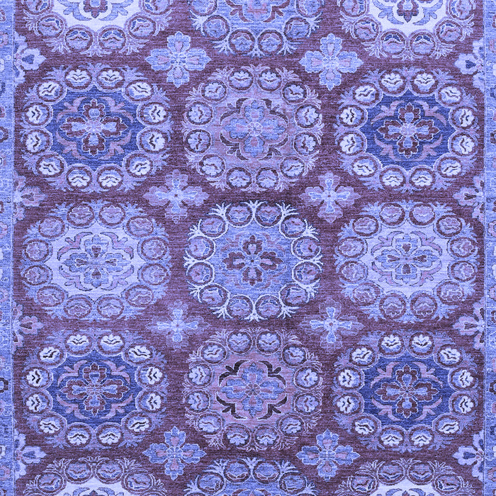 Abstract Blue Modern Rug, abs2516blu