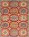 Abstract Camel Brown Modern Rug, abs2516