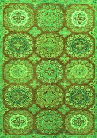 Abstract Green Modern Rug, abs2516grn