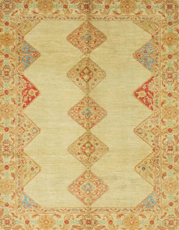 Abstract Yellow Modern Rug, abs2517