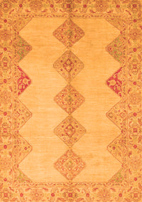 Abstract Orange Modern Rug, abs2517org