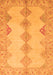 Abstract Orange Modern Rug, abs2517org