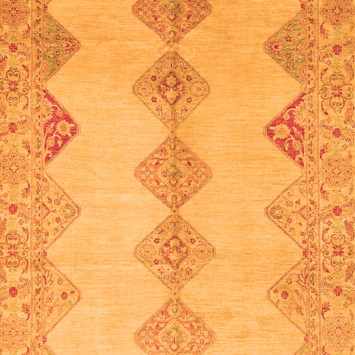 Abstract Orange Modern Rug, abs2517org