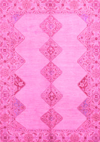 Abstract Pink Modern Rug, abs2517pnk