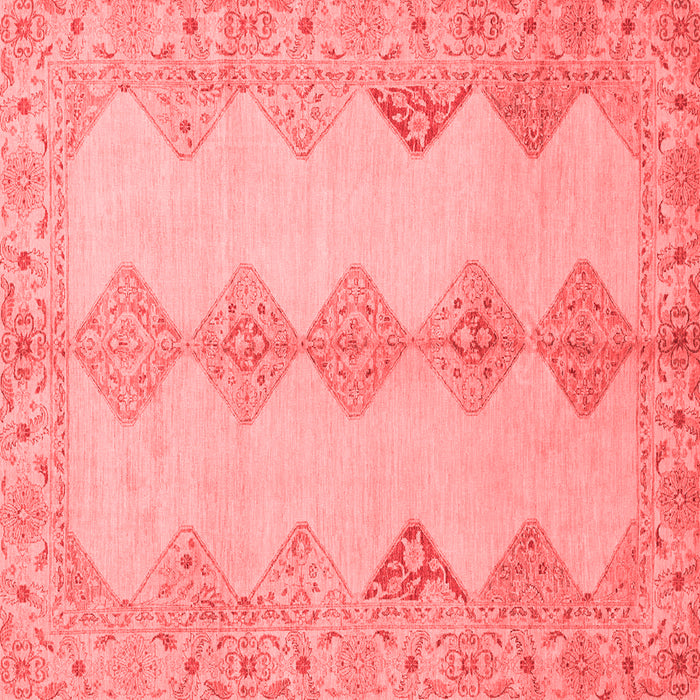 Machine Washable Abstract Red Modern Rug, wshabs2517red