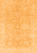 Machine Washable Oriental Orange Traditional Area Rugs, wshabs2518org