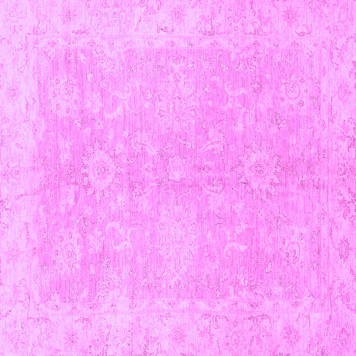 Square Machine Washable Oriental Purple Traditional Area Rugs, wshabs2518pur