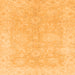 Square Oriental Orange Traditional Rug, abs2518org