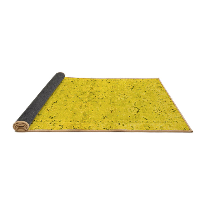 Sideview of Oriental Yellow Traditional Rug, abs2519yw