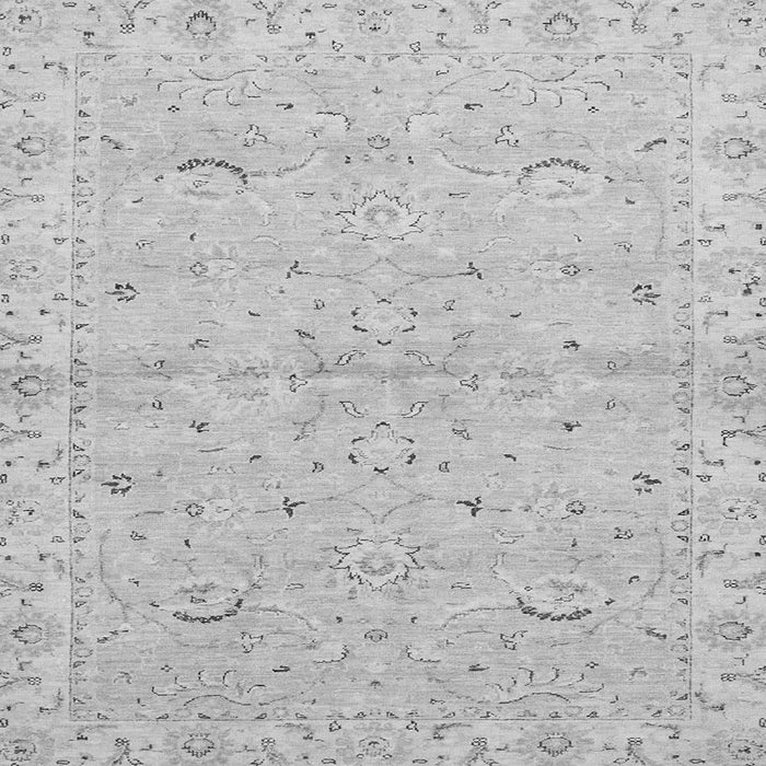 Square Machine Washable Oriental Gray Traditional Rug, wshabs2519gry