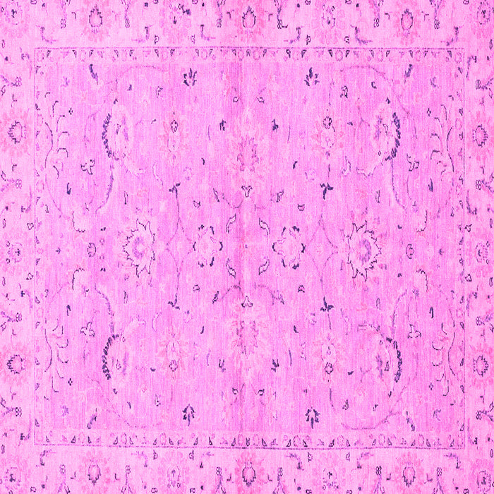 Square Oriental Pink Traditional Rug, abs2519pnk