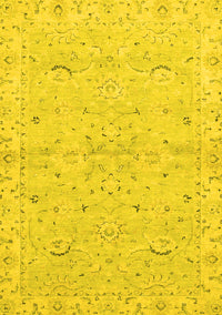 Oriental Yellow Traditional Rug, abs2519yw