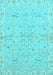 Oriental Light Blue Traditional Rug, abs2519lblu