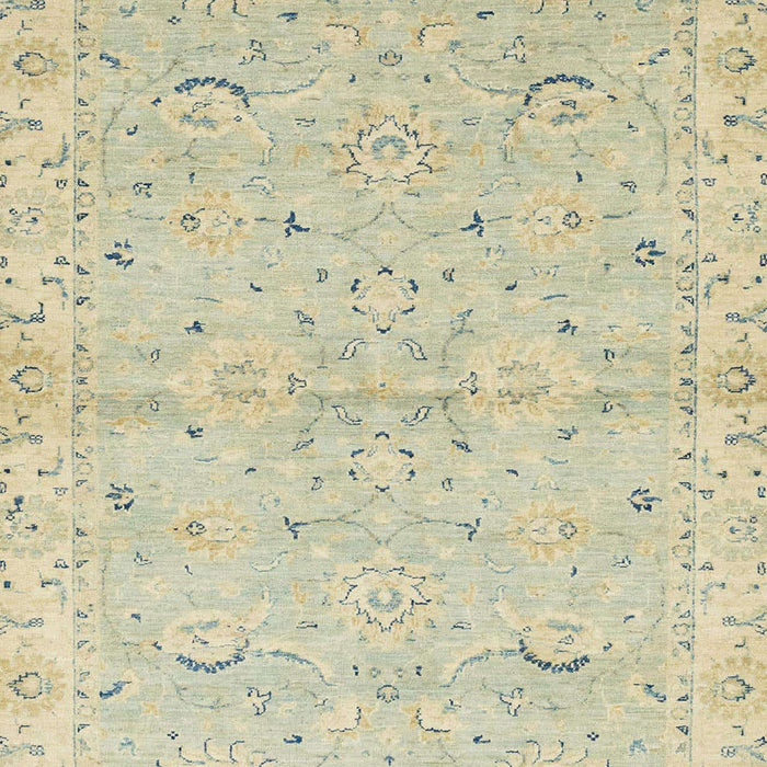 Machine Washable Abstract Dark Khaki Green Rug, wshabs2519