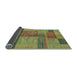 Sideview of Abstract Light Blue Modern Rug, abs251lblu