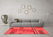 Modern Red Washable Rugs