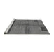 Sideview of Machine Washable Abstract Gray Modern Rug, wshabs251gry