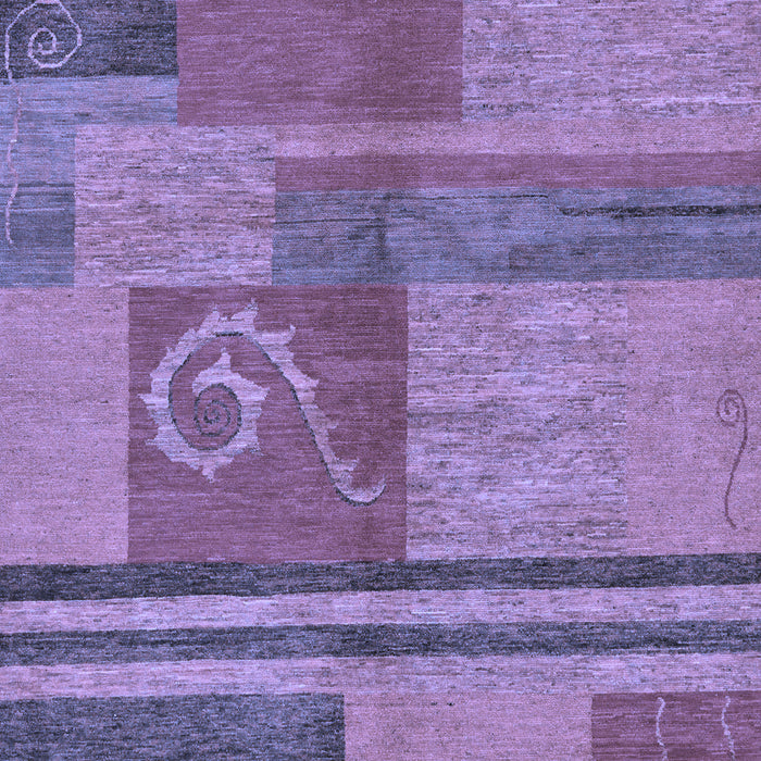 Machine Washable Abstract Blue Modern Rug, wshabs251blu