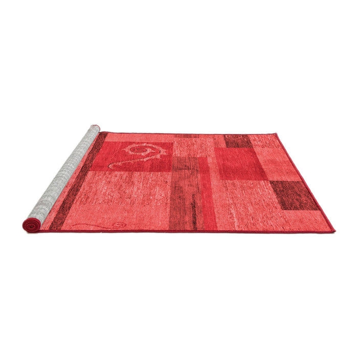 Modern Red Washable Rugs