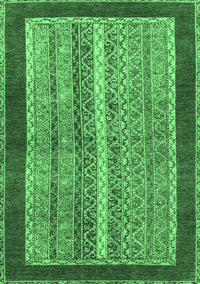 Abstract Emerald Green Modern Rug, abs2520emgrn