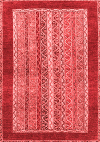 Abstract Red Modern Rug, abs2520red