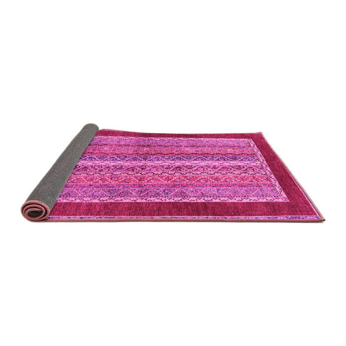 Sideview of Abstract Pink Modern Rug, abs2520pnk
