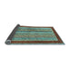 Sideview of Abstract Light Blue Modern Rug, abs2520lblu