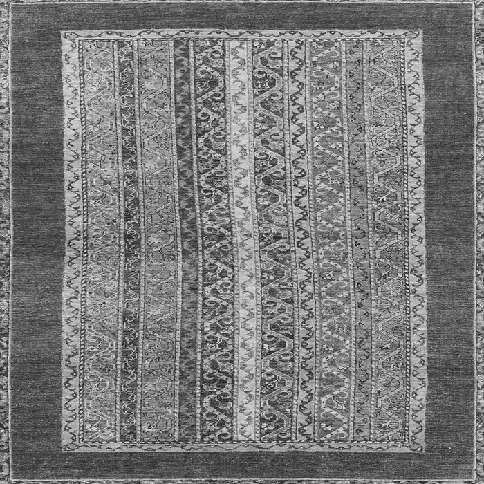 Square Abstract Gray Modern Rug, abs2520gry