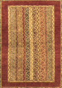 Abstract Brown Modern Rug, abs2520brn