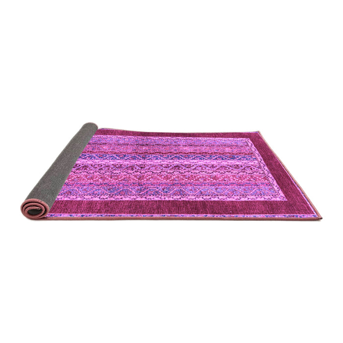 Sideview of Abstract Purple Modern Rug, abs2520pur