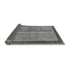 Sideview of Abstract Gray Modern Rug, abs2520gry