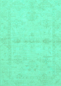 Abstract Turquoise Modern Rug, abs2521turq