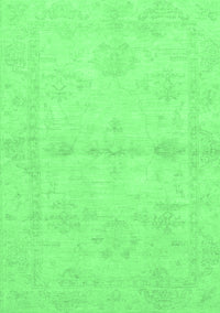 Abstract Emerald Green Modern Rug, abs2521emgrn