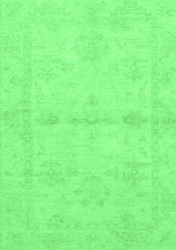 Abstract Emerald Green Modern Rug, abs2521emgrn