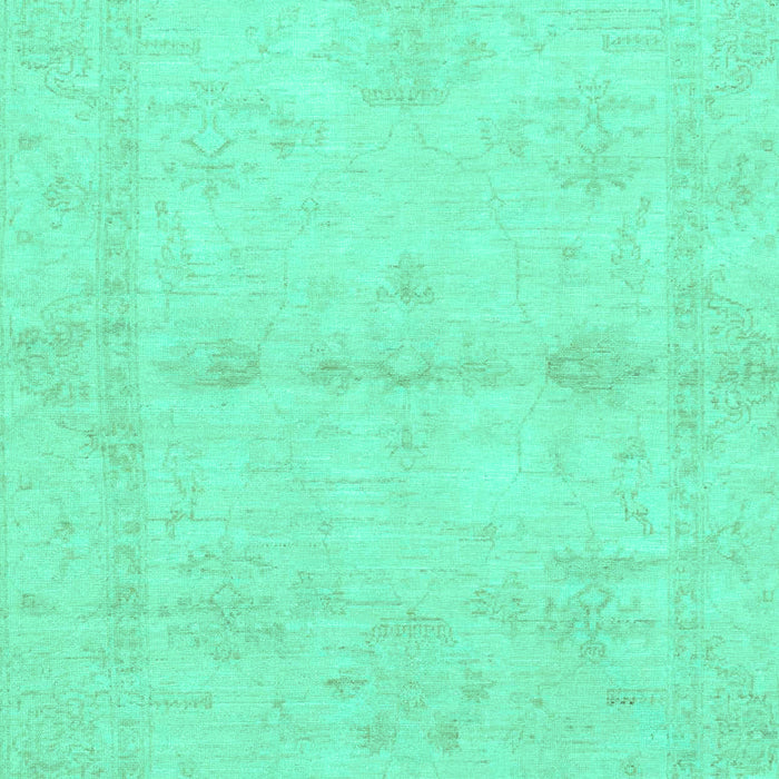 Machine Washable Abstract Turquoise Modern Area Rugs, wshabs2521turq