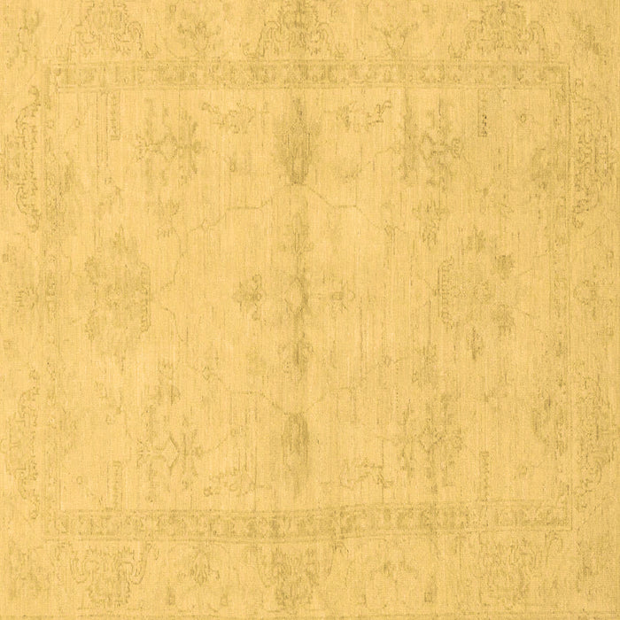 Square Abstract Brown Modern Rug, abs2521brn