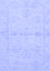 Abstract Blue Modern Rug, abs2521blu