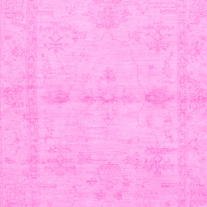 Machine Washable Abstract Pink Modern Rug, wshabs2521pnk