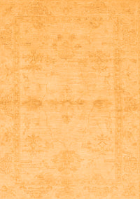 Abstract Orange Modern Rug, abs2521org