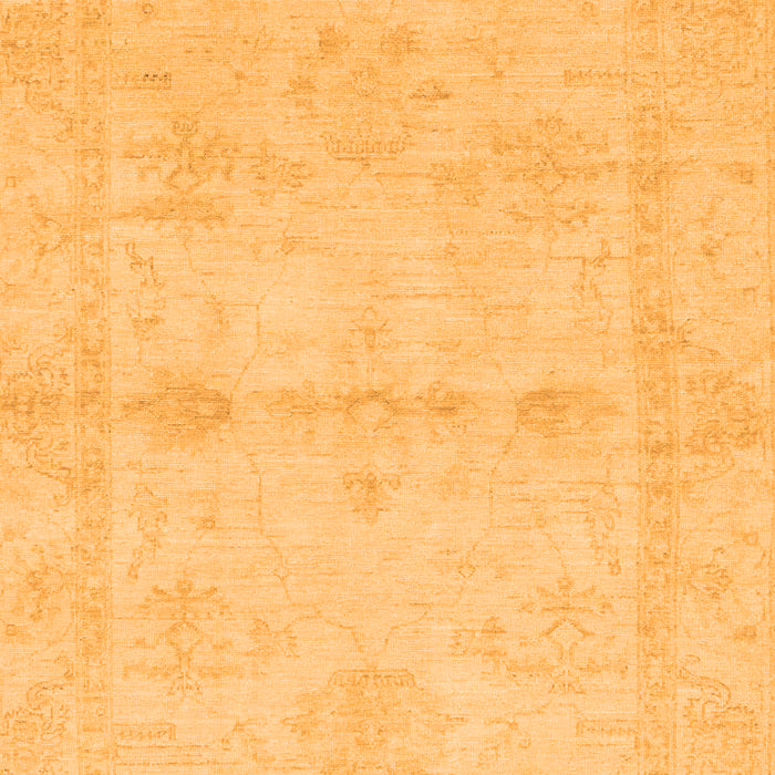 Abstract Orange Modern Rug, abs2521org