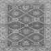 Square Abstract Gray Modern Rug, abs2522gry