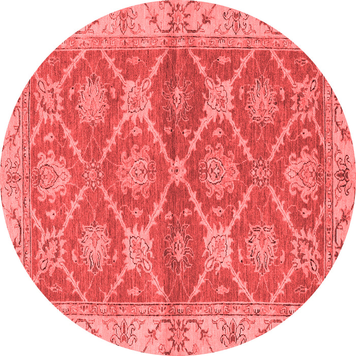 Abstract Red Modern Rug, abs2522red