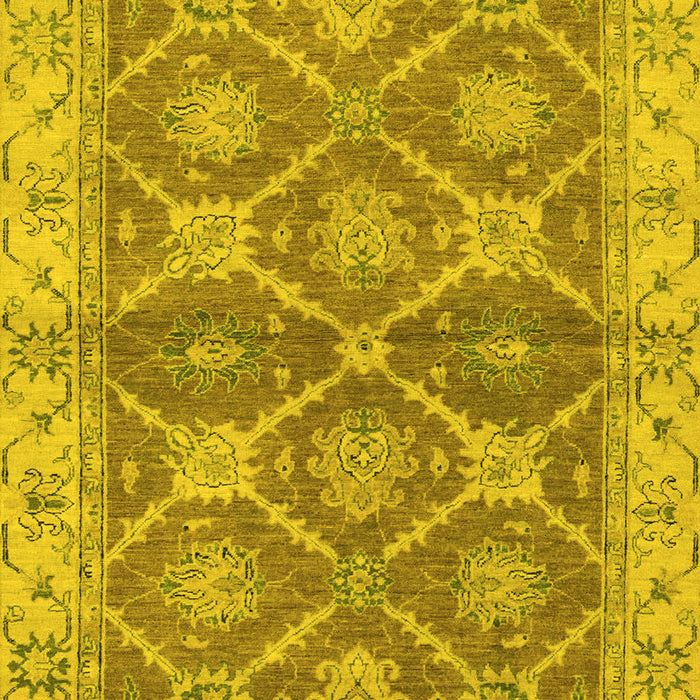 Machine Washable Abstract Yellow Modern Rug, wshabs2522yw