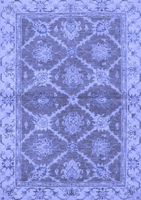 Abstract Blue Modern Rug, abs2522blu